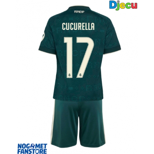 Real Madrid Marc Cucurella #17 Gostujuci Dres za djecu 2026-27 Kratak Rukav (+ Kratke hlače)
